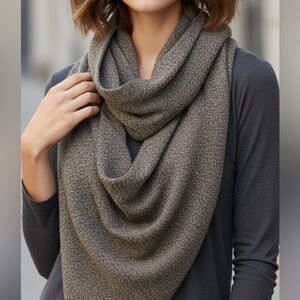 Calvin Klein Gray Scarf